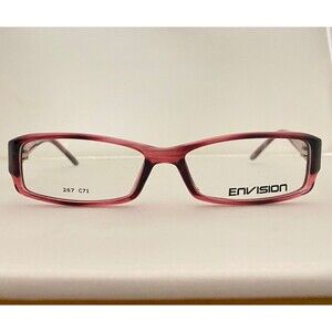 #5789 Envision Pink and Black Rectangular Eyeglass Frames 53-16-140